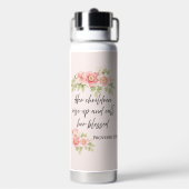 Her children rise up and call her blessed trinkflasche (Hinten)