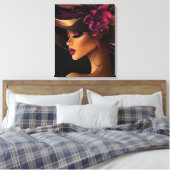 HER CROWN #11 LEINWANDDRUCK (Insitu (Schlafzimmer))