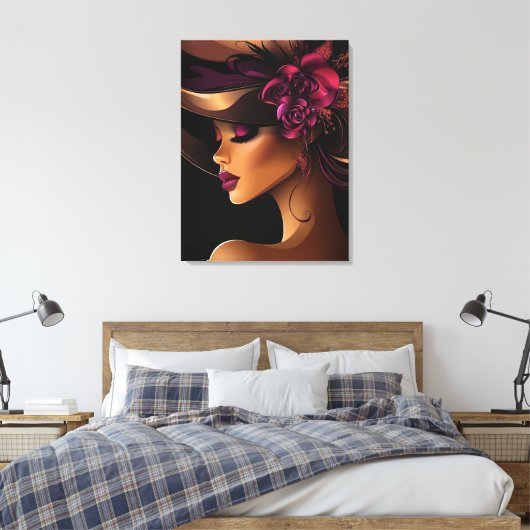 HER CROWN #11 LEINWANDDRUCK (Insitu (Schlafzimmer))