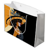 HER CROWN #1 GROßE GESCHENKTÜTE (Rückseite Schrägansicht)