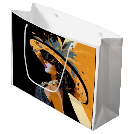 HER CROWN #1 GROßE GESCHENKTÜTE (Vorderseite Schrägansicht)