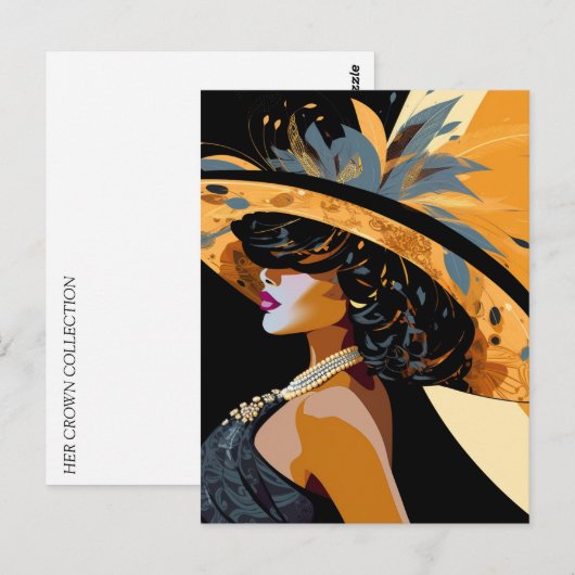 HER CROWN #1 POSTKARTE (Vorne/Hinten)