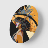 HER CROWN #1 RUNDE WANDUHR (Winkel)