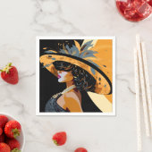 HER CROWN #1 SERVIETTE (Beispiel)