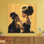 HER CROWN #2 LEINWANDDRUCK (Insitu (Wohnzimmer))