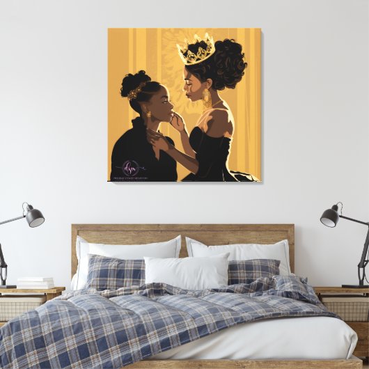 HER CROWN #2 LEINWANDDRUCK (Insitu (Schlafzimmer))