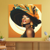 HER CROWN #2 LEINWANDDRUCK (Insitu (Wohnzimmer))