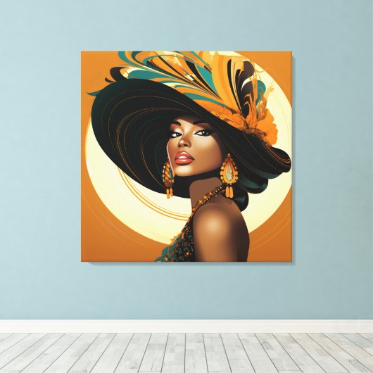 HER CROWN #2 LEINWANDDRUCK (Insitu (Holzboden))