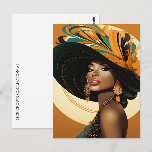 HER CROWN #2 POSTKARTE (Vorne/Hinten)