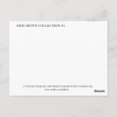 HER CROWN #2 POSTKARTE (Rückseite)