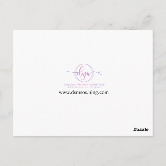 HER CROWN #2 POSTKARTE (Rückseite)