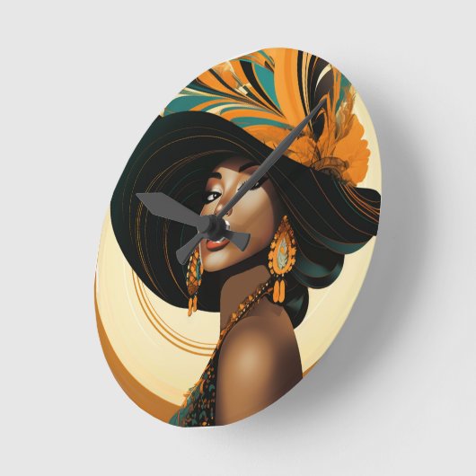 HER CROWN #2 RUNDE WANDUHR (Winkel)