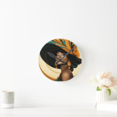 HER CROWN #2 RUNDE WANDUHR (Zuhause)