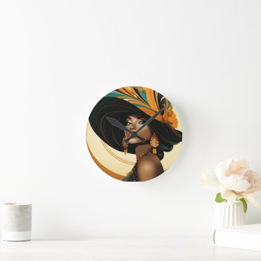 HER CROWN #2 RUNDE WANDUHR (Zuhause)