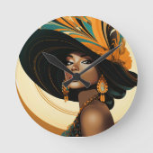 HER CROWN #2 RUNDE WANDUHR (Vorderseite)