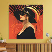 HER CROWN #3 LEINWANDDRUCK (Insitu (Wohnzimmer))