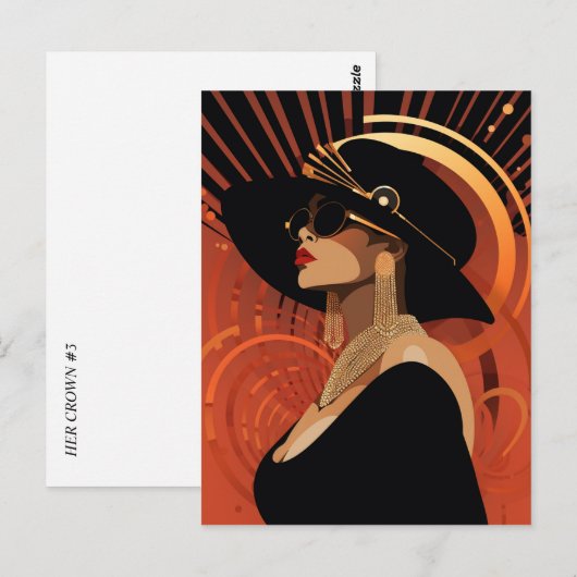 HER CROWN #3 POSTKARTE (Vorne/Hinten)