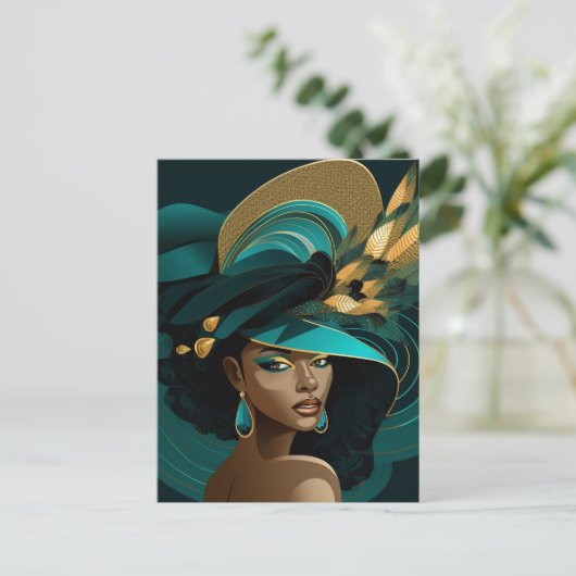 HER CROWN #8 POSTKARTE (Stehend Vorderseite)