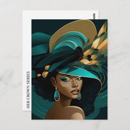 HER CROWN #8 POSTKARTE (Vorne/Hinten)