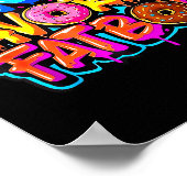 Her Favorite Fatboy Funny Donut Lover Humor Poster (Ecke)
