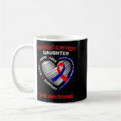 Her Fight Daughter Chd Awareness Heart Disease Gra Kaffeetasse (Links)