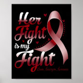 Her Fight Is My Fight Brain Aneurysm Awareness War Poster (Vorne)