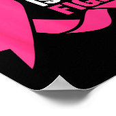 Her Fight Is My Fight Breast Cancer Awareness Surv Poster (Ecke)