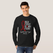 Her Fight is My Fight CHD Congenital Heart Defect  T-Shirt (Vorne ganz)
