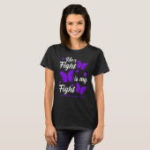 Her Fight Is My Fight Crohn's Disease Awareness Bu T-Shirt (Vorne ganz)
