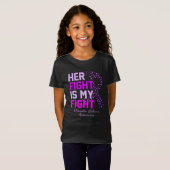 Her Fight Is My Fight Domestic Violence Awareness T-Shirt (Vorne ganz)