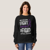 Her Fight Is My Fight Epilepsy Awareness Month Sup Sweatshirt (Vorne ganz)