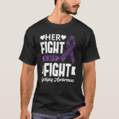 Her Fight Is My Fight Epilepsy Awareness Month Sup T-Shirt (Vorderseite)