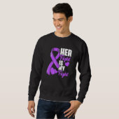 Her Fight Is My Fight Epilepsy Survivor Epilepsy A Sweatshirt (Vorne ganz)