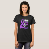Her Fight Is My Fight Epilepsy Survivor Epilepsy A T-Shirt (Vorne ganz)