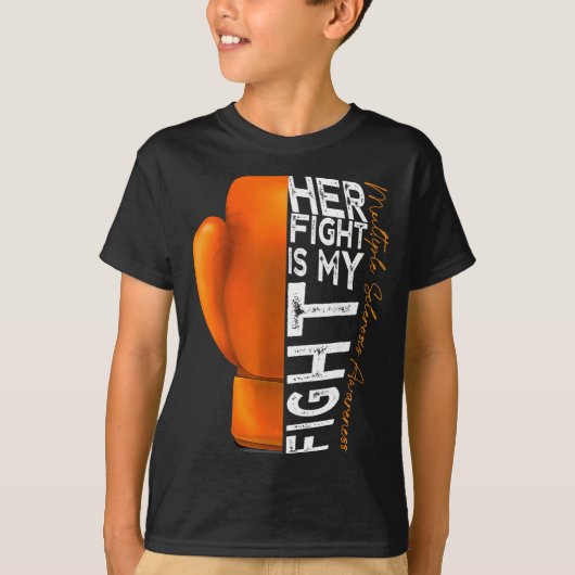 Her Fight Is My Fight Multiple Sclerosis Awareness T-Shirt (Vorderseite)