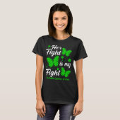 Her Fight Is My Fight Non-Hodgkin's Lymphoma Aware T-Shirt (Vorne ganz)