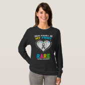 Her Fight is My Fight Rare Disease Awareness Ragla T-Shirt (Vorne ganz)