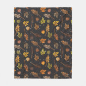 Her Four Seasons – Autumn Pattern Fleecedecke (Vorderseite)