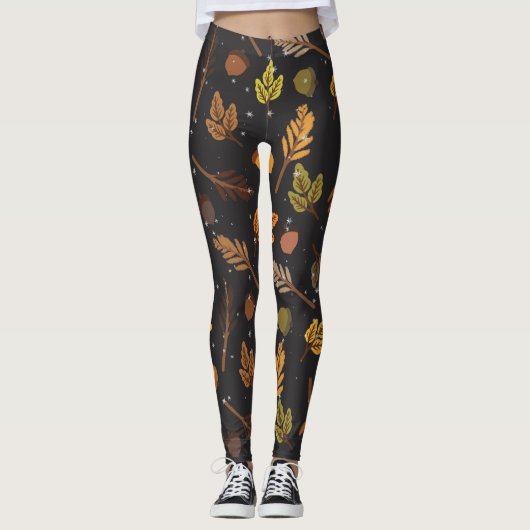 Her Four Seasons – Autumn Pattern Leggings (Vorderseite)