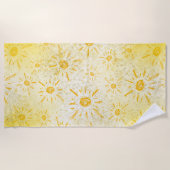 Her Four Seasons – Summer Pattern Strandtuch (Vorderseite)