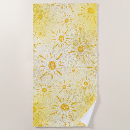 Her Four Seasons – Summer Pattern Strandtuch (Vorderseite)