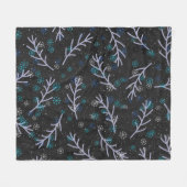 Her Four Seasons – Winter Pattern Fleecedecke (Vorderseite (Horizontal))