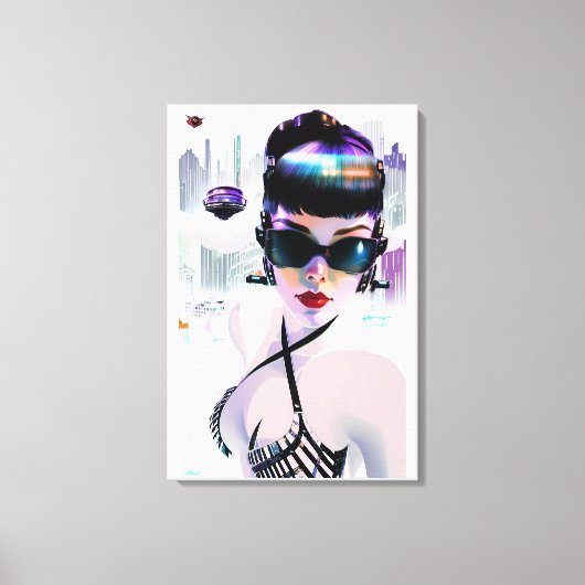 Her Future Peaks Leinwanddruck (Vorderseite)