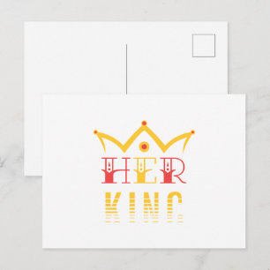 Her King Postcard Postkarte