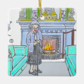 Her Majesty, Queen Elizabeth II Keramikornament (Vorderseite)