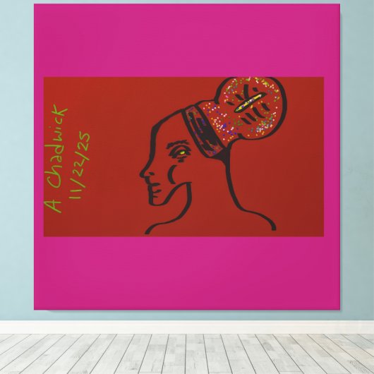 Her Name Is Light Leinwanddruck (Insitu (Holzboden))