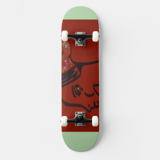 Her Name Is Light Skateboard (Vorderseite)