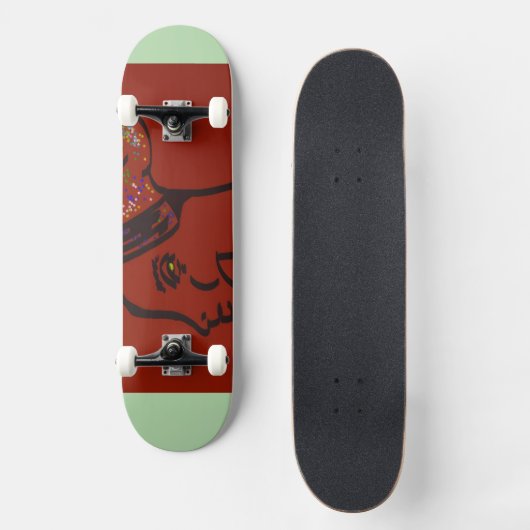 Her Name Is Light Skateboard (Vorderseite)