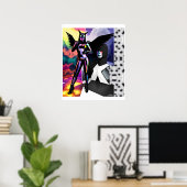 Her New Memphis Design Party Poster (Heimbüro)