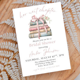 Her Next Chapter Bridal Shower Invitation Template Einladung